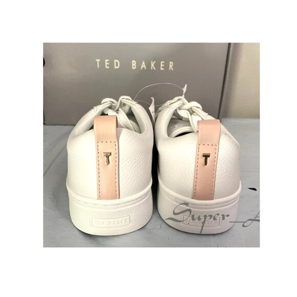 NEW Ted Baker Women's Leather Sneaker Shoes - Picture 7 of 9
